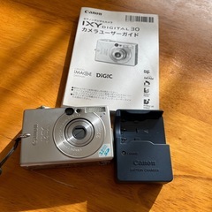 (お取引中)【訳あり】デジカメ(Canon) バッテリー使用不可
