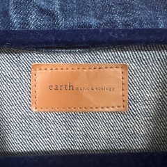 earth music & ecology デニムジャケット　の画像