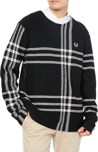 Fred Perry フレッドペリー チェック柄ニットセーター