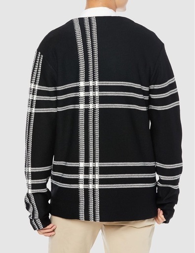 Fred Perry フレッドペリー チェック柄ニットセーター