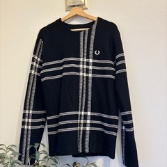 Fred Perry フレッドペリー チェック柄ニットセーターの画像
