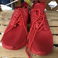 BODYMAKER アッパー NET スニーカー 24cm 赤