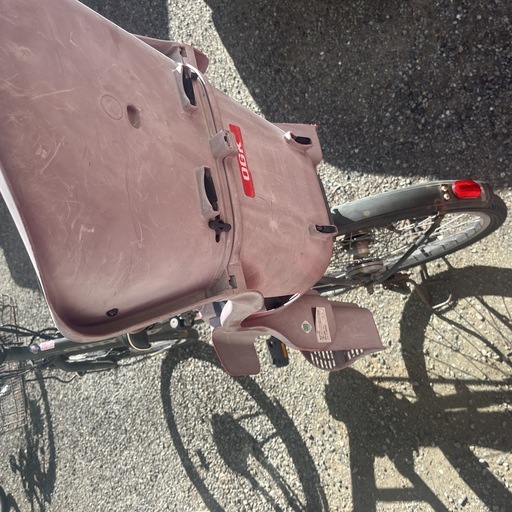 ステップクルーズ電動自転車子供椅子付き取り外し可能