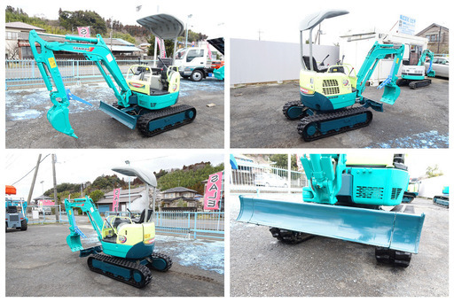 ヤンマー～YANMAR:VIO15-2 中古油圧ショベル(建設機械)◆（ミニユンボ)◆1.5t （走行2速）倍速★可変脚有★ガチャック仕様★整備済み