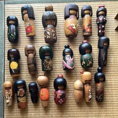 こけし おかっぱこけし 人形 20体 まとめ売り 日本 KOKESHI コレクション まとめ売り まとめて 20体 清風作あり 置物 伝統工芸品 郷土玩具 日本人形 在銘 伝統工芸の画像