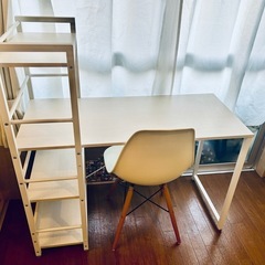 美品　システムデスク　勉強机　椅子付き　の画像