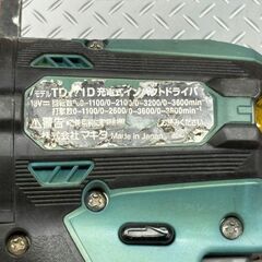 値下げしました！【中古】マキタ Makita TD171D 充電式インパクトドライバ 18V バッテリ×1付き 18Vの画像
