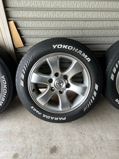 プラド120系純正アルミホイール　215/60R17 4本