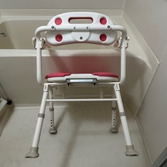 決まりました🙏値下げ！介護用　浴室　シャワーチェア　折りたたみ椅子　安寿　入浴介助　　の画像