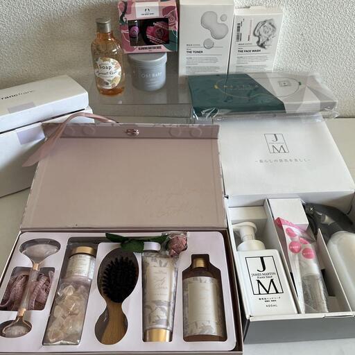 フランフラン BODYSHOP BUCKHOMME JM 贈答品 セット ボディケア タオル ボディーソープセット ハンドソープ　BULK HOMME サルア アイマスク