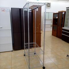 ★ジモティ割あり★  メタルラック シルバー H179.5×D44.5×W89 クリーニング済み OJ8309の画像