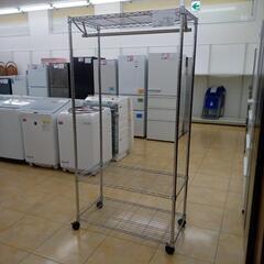 ★ジモティ割あり★  メタルラック シルバー H179.5×D4...