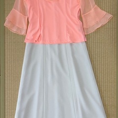 【値下げ】ステージ用ブラウス（９号オレンジ）★発表会等にいかが？の画像