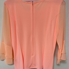 【値下げ】ステージ用ブラウス（９号オレンジ）★発表会等にいかが？の画像