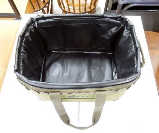 WAQ SOFT COOLER BOX Mサイズ ソフトクーラーボックス 42L クーラーボックス 保冷 保温 オリーブ アウトドア 