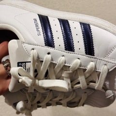 adidas superstar blue shoes(jp230) の画像