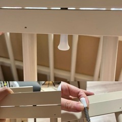 ミニ ポム ST ホワイト キンタロー製 ベビーベッドの画像