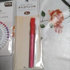 新品ピンクッション、まち針、チャコペンシル3点セットの画像