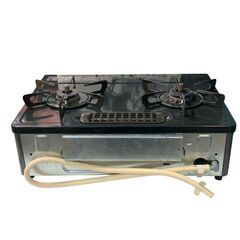 リンナイ ガスコンロ【都市ガス用】RTE565BK 2022年製 中古の画像