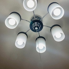 オーデリックODELICシャンデリア6灯SH778L天井照明LED電球付生産終了品の画像