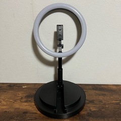 TARION リングライト　折りたたみスタンドライト　スマホホル...