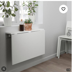 新品未開封　IKEA 壁付け 折りたたみ式テーブル NORBER...