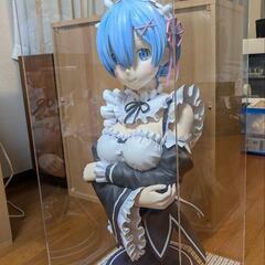 等身大　レム 胸像 「Re：ゼロから始める異世界生活」フィギュア　ケースセットの画像