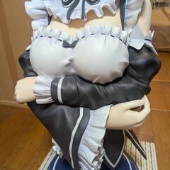 等身大　レム 胸像 「Re：ゼロから始める異世界生活」フィギュア　ケースセットの画像