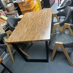 ダイニングセット　　天然木　無垢材　椅子　