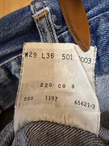 LEVI’S 501XX USA製 90s 555 BIGE バレンシア