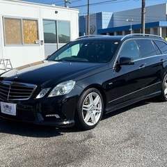 ★支払い総額 59.8万★ローン可能★メルセデス・ベンツ E350 ブルーテックステーションワゴン アバンギャルド ディーゼル！車検令和7年7月！下取り、配送可能！の画像