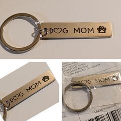 ステンレス製/犬のお母さんキーホルダー②（新品）の画像