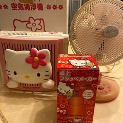 【新品未使用】キティちゃん メカ式 ボックス扇風機 BBM−2511 ブルー 新品未使用！！】キティちゃん メカ式 ボックス扇風機 BBM−2511