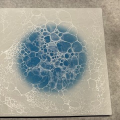 有田焼 泡シリーズ 硯石正角皿 24cm  の画像