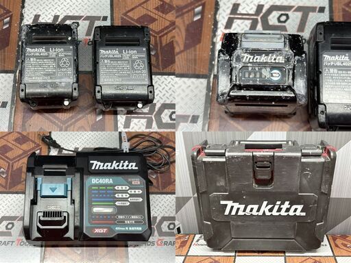 値下げしました！【中古】マキタ Makita TD001G 充電式インパクトドライバ バッテリ×2・充電器付き 40Vmax