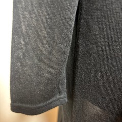 ルーミーズ　ブラック ロングカーディガン 長袖の画像