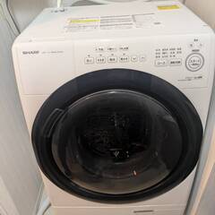 SHARP ドラム式洗濯機 ES-S7G-WR (集荷2025/03/26まで)の画像