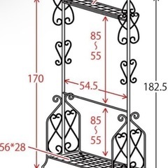 ハンガーラックの画像