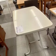 ★ジモティ割あり★  昇降テーブル ホワイト H69.5×D60×W90 クリーニング済み TC2816の画像