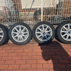 お取引中8分山 2021年製造155/65R14スタッドレス　＋　超美品アルミホイールセット の画像