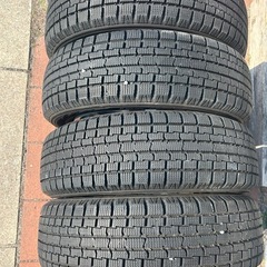 お取引中8分山 2021年製造155/65R14スタッドレス　＋　超美品アルミホイールセット の画像