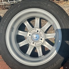 お取引中8分山 2021年製造155/65R14スタッドレス　＋　超美品アルミホイールセット の画像