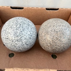 【GO-558】御影石 花崗岩 丸 球 インテリア 置物