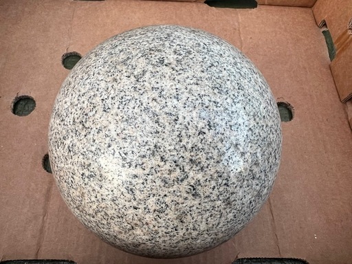 【GO-558】御影石 花崗岩 丸 球 インテリア 置物