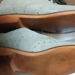 バックスキン　 革靴の画像