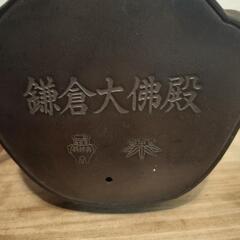 鎌倉大佛殿 仏像 　金属　15cm 縁起物の画像