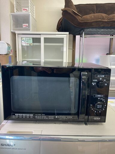 【リサイクルショップ ピカソ 小松原】✨【2022年製！ZEEPAL 単機能電子レンジ DR-G1721F ブラック】✨★2226★