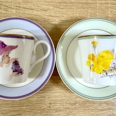 Narumi陶器　いわさきちひろデミタスカップの画像