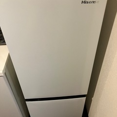 ハイセンス 冷蔵庫 2024年製 幅48.1cm 162L ホワイト HR-D15F 2ドア 右開き 自動霜取り コンパクト