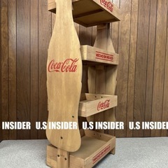 LAより入荷!! USAコカ・コーラ□非売品木製棚!! 121cm□取り外し可能